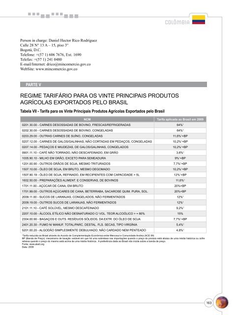 Notas Metodológicas - Ministério da Agricultura