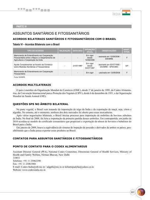 Notas Metodológicas - Ministério da Agricultura