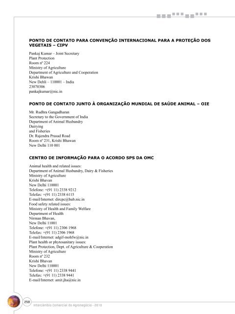 Notas Metodológicas - Ministério da Agricultura