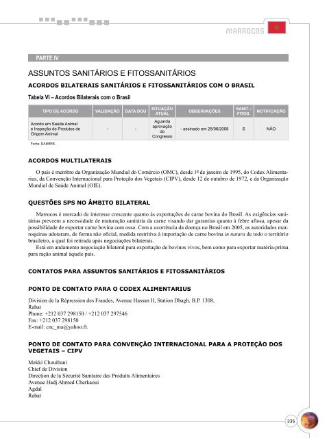 Notas Metodológicas - Ministério da Agricultura