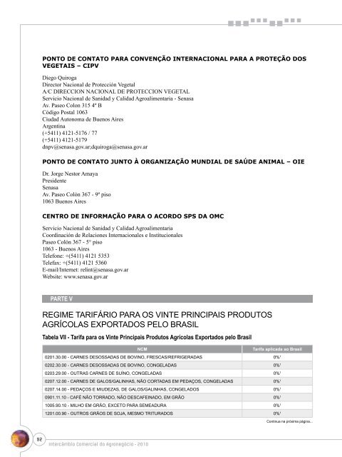 Notas Metodológicas - Ministério da Agricultura