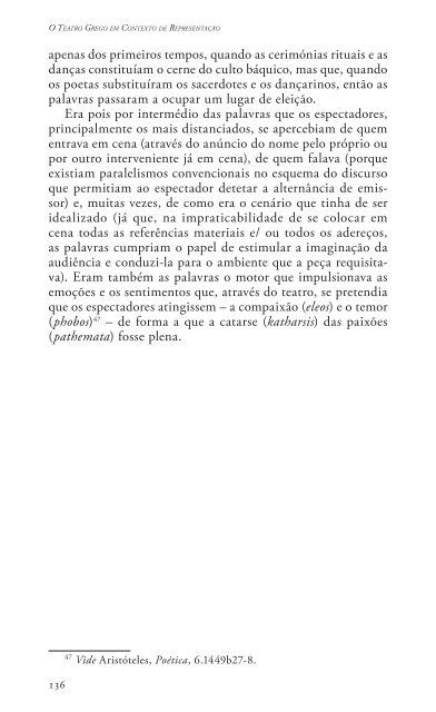 O TeaTrO GreGO em COnTexTO de represenTaçãO - Universidade ...