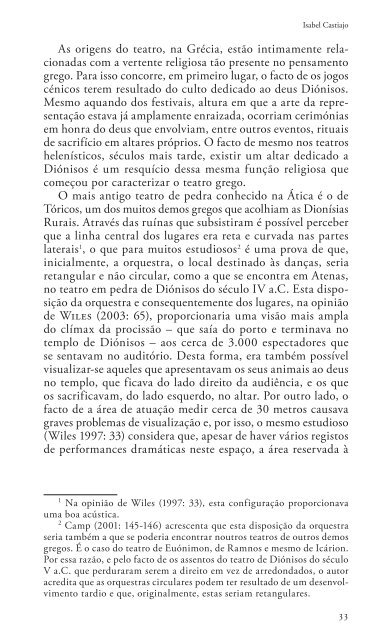 O TeaTrO GreGO em COnTexTO de represenTaçãO - Universidade ...