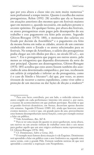 O TeaTrO GreGO em COnTexTO de represenTaçãO - Universidade ...