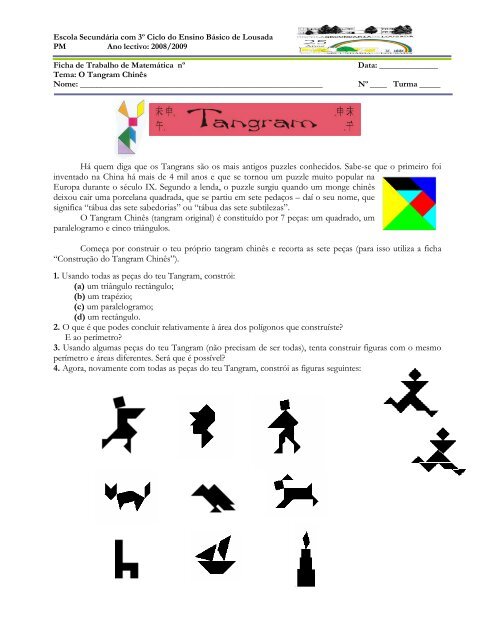 Matemática: TANGRAM