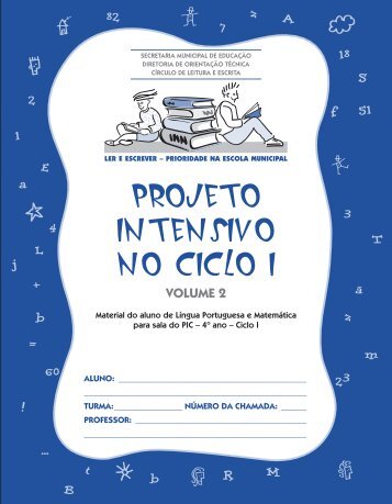 projeto intensivo no ciclo i - Secretaria Municipal de Educação