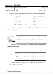 Tarefa 9 Operações com potências - REde mATemaTICa