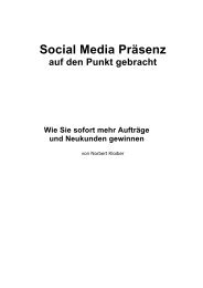 Social Media Präsenz