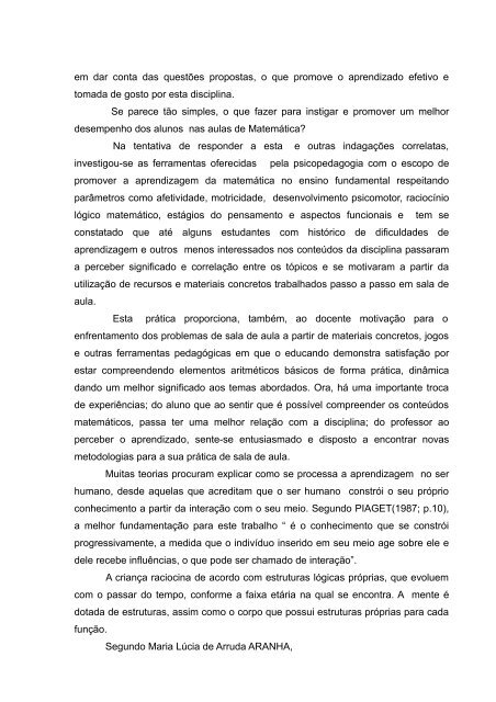 MATEMÁTICA OU MORTEMÁTICA? Reinaldo Gonçalves Moreira ...