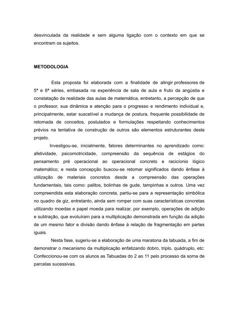 MATEMÁTICA OU MORTEMÁTICA? Reinaldo Gonçalves Moreira ...