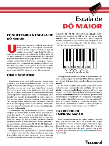 Dó maior Escala de - Musicando