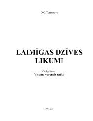 LAIMĪGAS DZĪVES LIKUMI - Grantha.lv