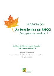 Folheto de divulgação - Alentejo - rncci