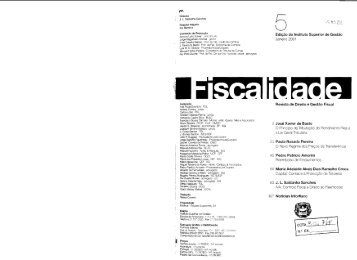 “IVA: controlo fiscal e direito ao reembolso”, Fiscalidade, 5 (2001)