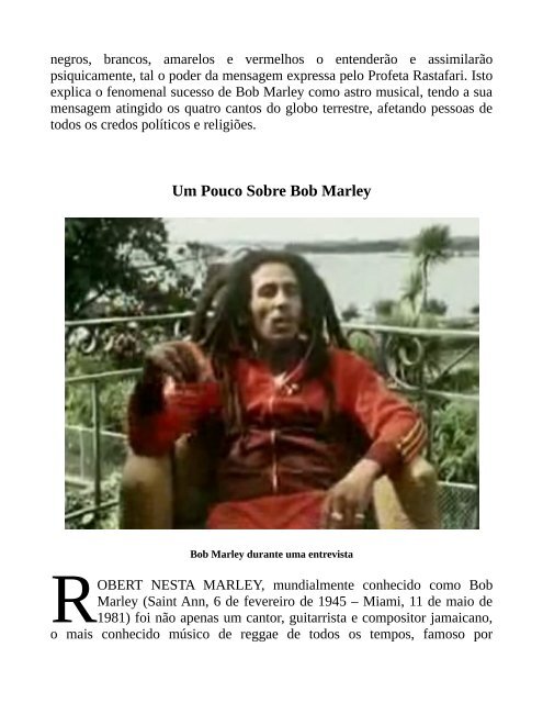 O Pensamento de Bob Marley - Ordo Svmmvm Bonvm