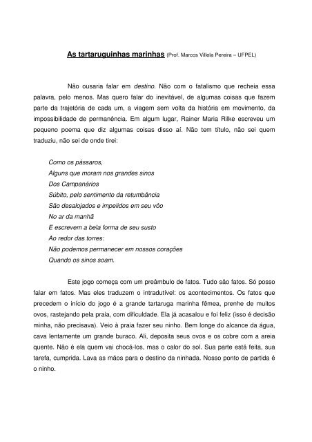 Corrida das Tartarugas - Unisinos