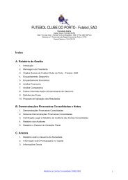 Relatório e Contas Consolidado 2000/2001 - FC Porto