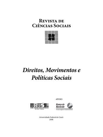 Edição completa - Revista de Ciências Sociais