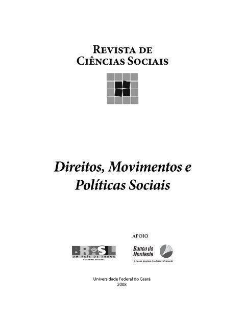 Edição completa - Revista de Ciências Sociais