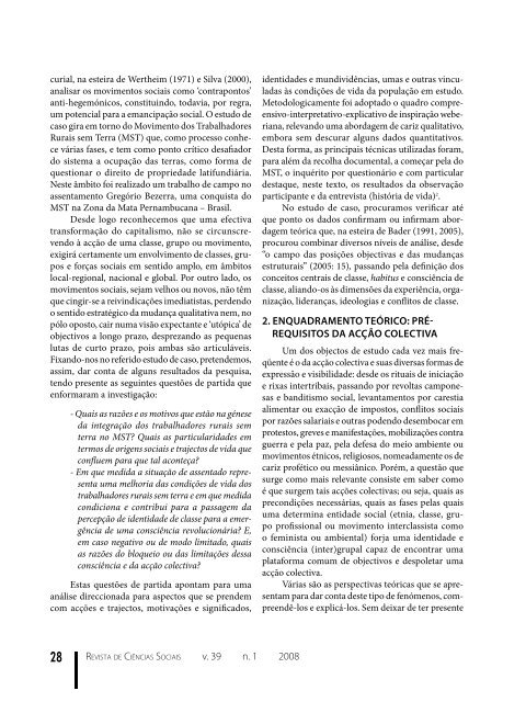 Edição completa - Revista de Ciências Sociais