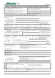 Medical Information Form - Alitalia