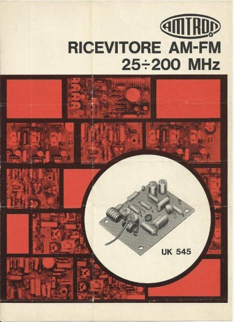 Ricevitore AM-FM 25-200 MHz - Italy
