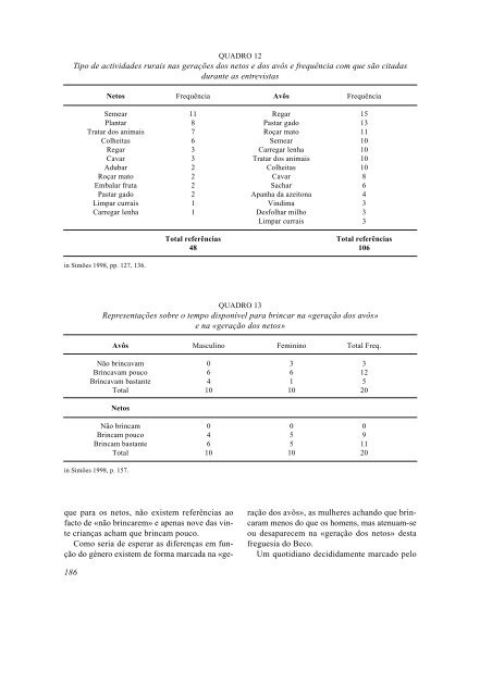 Alfabetização e escola em Portugal no século XX: Censos ...