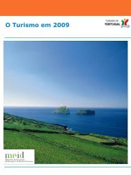 O turismo em 2009 - Turismo de Portugal