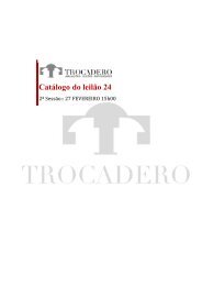 Catálogo do leilão 24 - TROCADERO