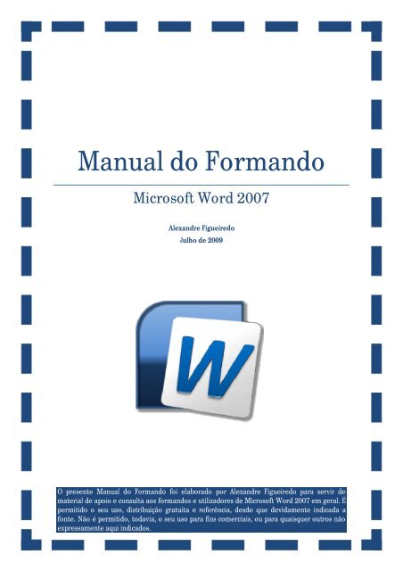 Manual do Formando - Webs