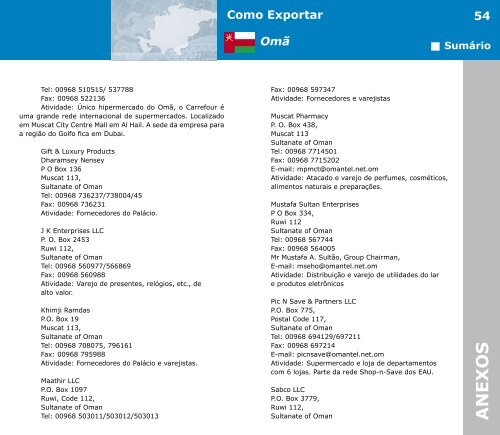 Como Exportar Omã - BrasilGlobalNet