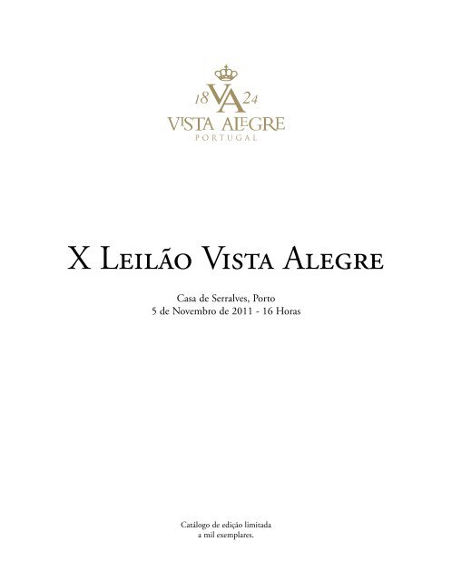 catálogo - Vista Alegre