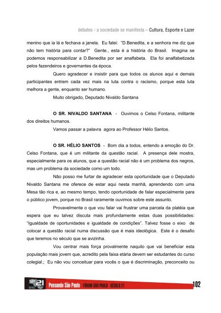 Cultura, Esporte e Lazer - Assembleia Legislativa do Estado de São ...