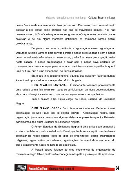 Cultura, Esporte e Lazer - Assembleia Legislativa do Estado de São ...