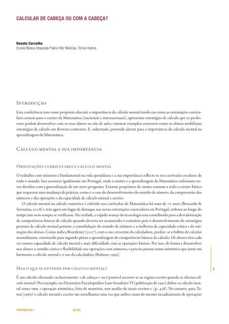 Calculando mentalmente a adição e a subtração - Planos de aula - 3º ano