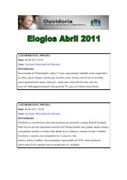 Elogios abril 2011site - Prefeitura Municipal de Florianópolis