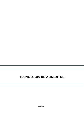 Tecnologia de Alimentos v1 - Ambiente Virtual de Aprendizagem