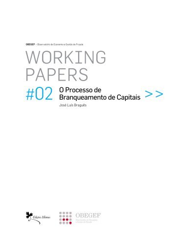 O Processo de Branqueamento de Capitais - FEP - Universidade do ...