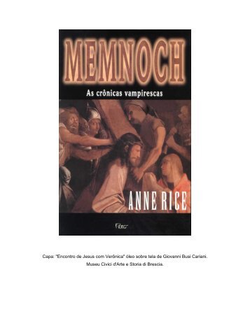 Anne Rice – Crônicas Vampirescas – 5 – Memnoch – pdf