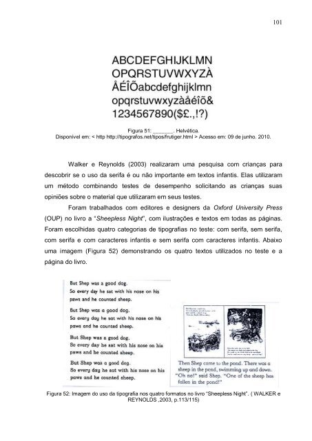 tipografia para livro de literatura infantil - Universidade Federal do ...