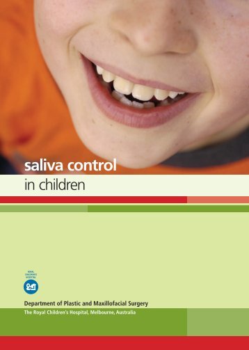 Saliva Control In Children - The Royal Children's Hospital