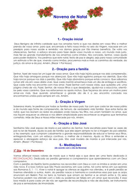 Novena de Natal - Maria Mãe da Igreja Novena de Natal - Maria Mãe da Igreja