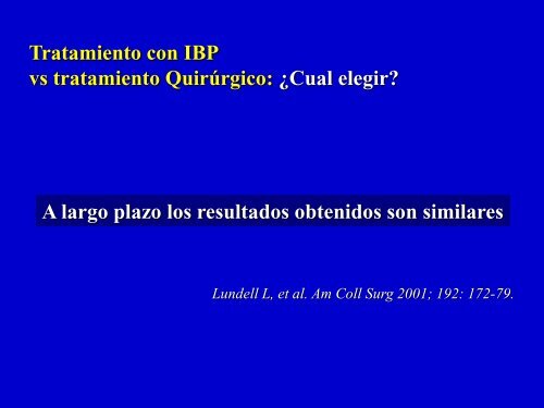 ERGE: Tratamiento Quirúrgico - Clínica de Gastroenterología.