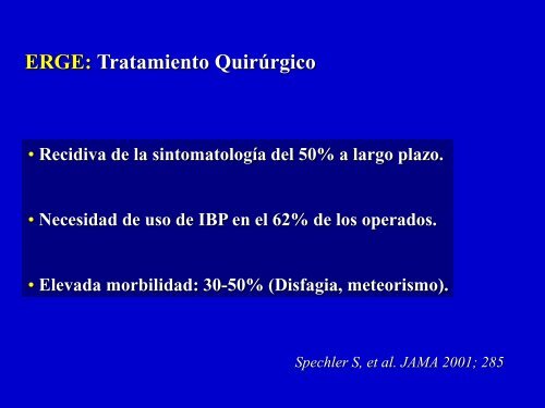 ERGE: Tratamiento Quirúrgico - Clínica de Gastroenterología.