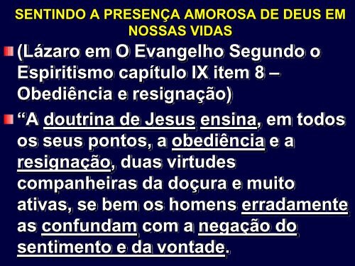 A presença amorosa de Deus em nossas vidas - Espiritizar