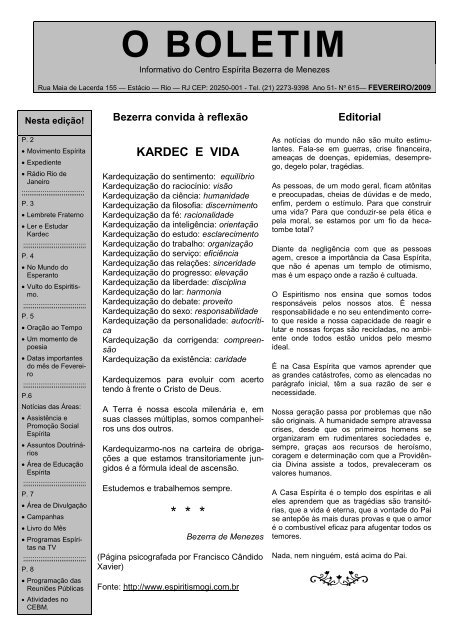 Baixe aqui a versão em PDF - Centro Espírita Bezerra de Menezes