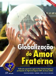 Globalização do Amor Fraterno 58 anos - Boa Vontade