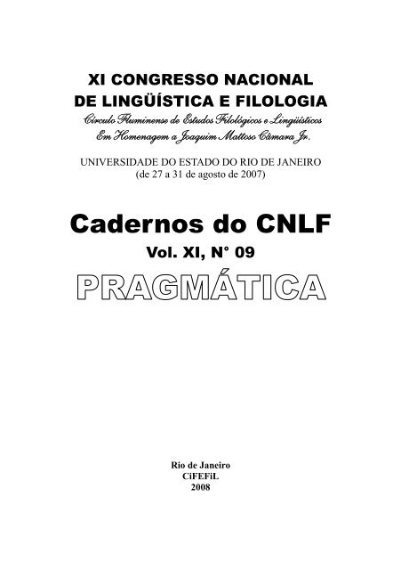 livro completo - Círculo Fluminense de Estudos Filológicos e