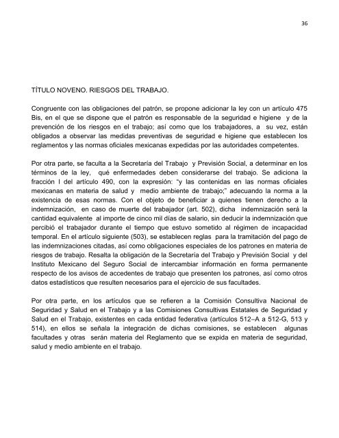 Dictamen de la Comisión de Trabajo. - Gaceta Parlamentaria ...