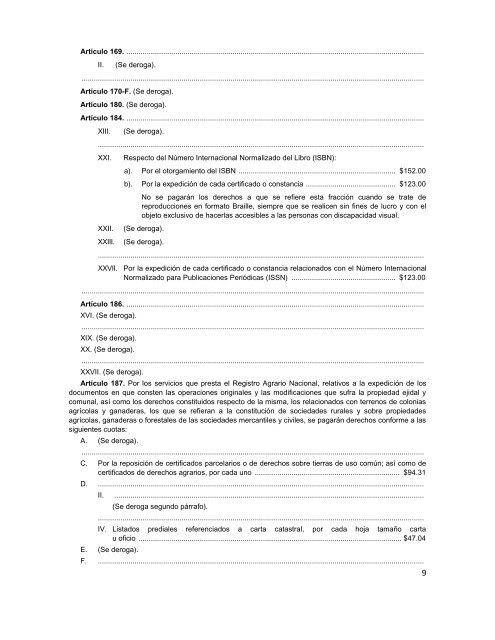 1 REFORMAS A LA LEY FEDERAL DE DERECHOS 2012 - Conagua